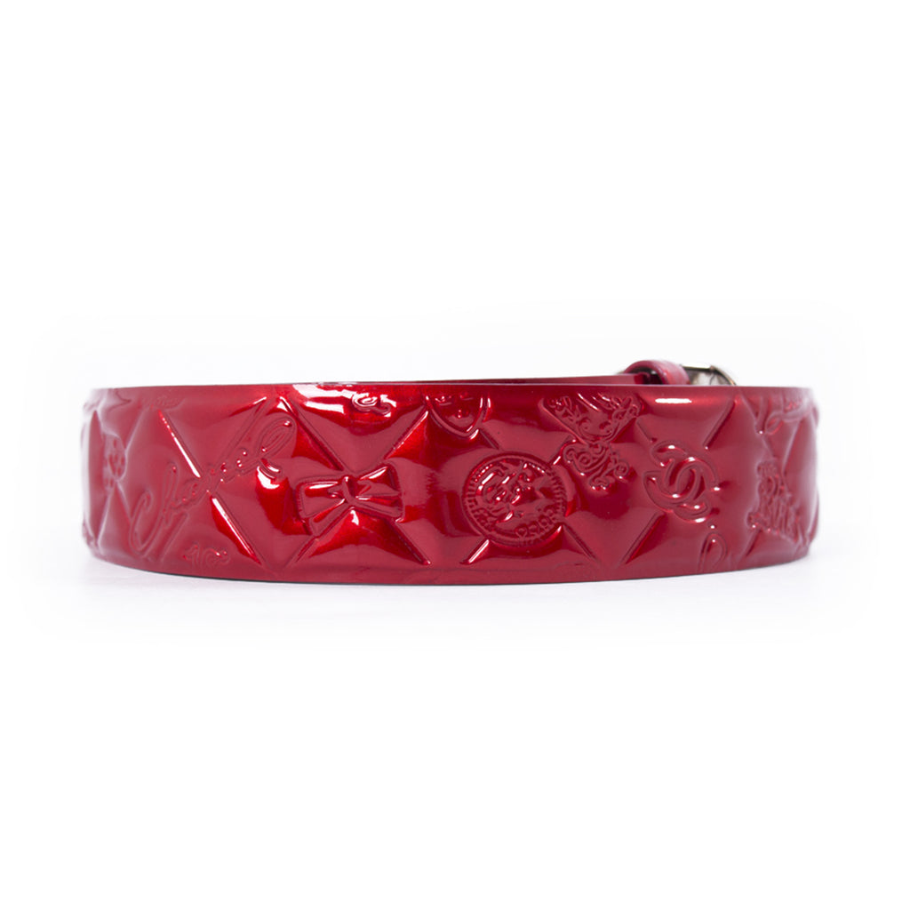 Chanel CC Quilted Patent Leather Belt Accessories Chanel - Shop authentic new pre-owned designer brands online at Re-Vogue