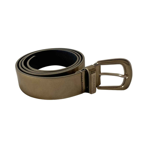 Chanel CC Leather Belt