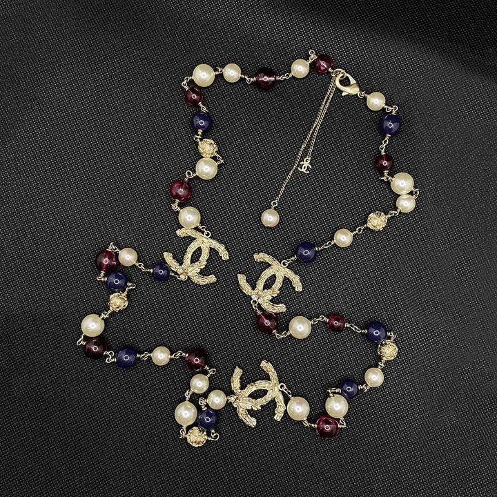 Chanel Multicolor CC Long Necklace