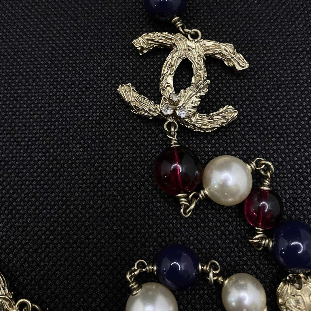 Chanel Multicolor CC Long Necklace