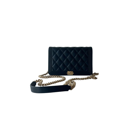 Chanel Stitched Camelia Jersey Flap Bag