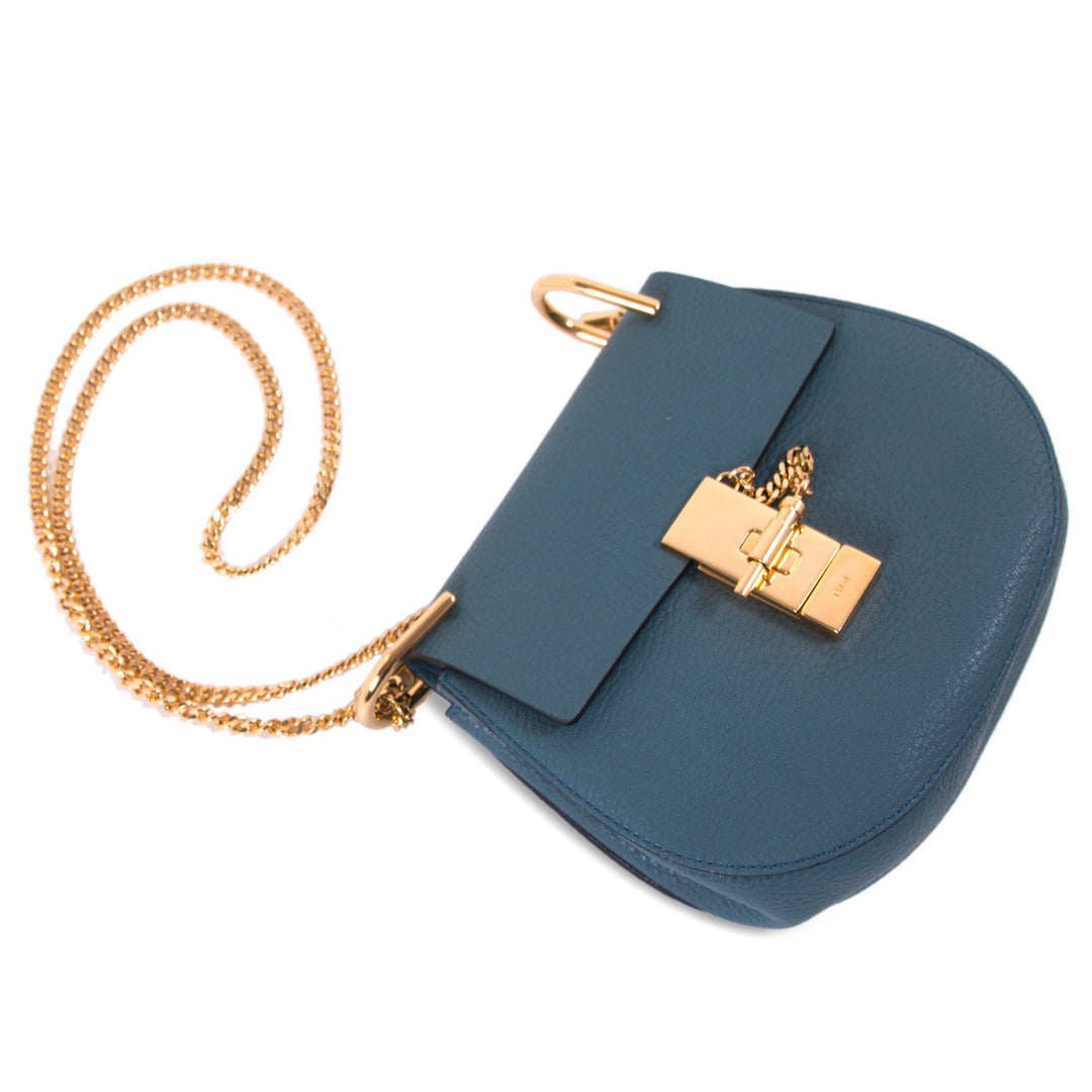 Chloé Drew Mini Leather Shoulder Bag Bags Chloé - Shop authentic new pre-owned designer brands online at Re-Vogue