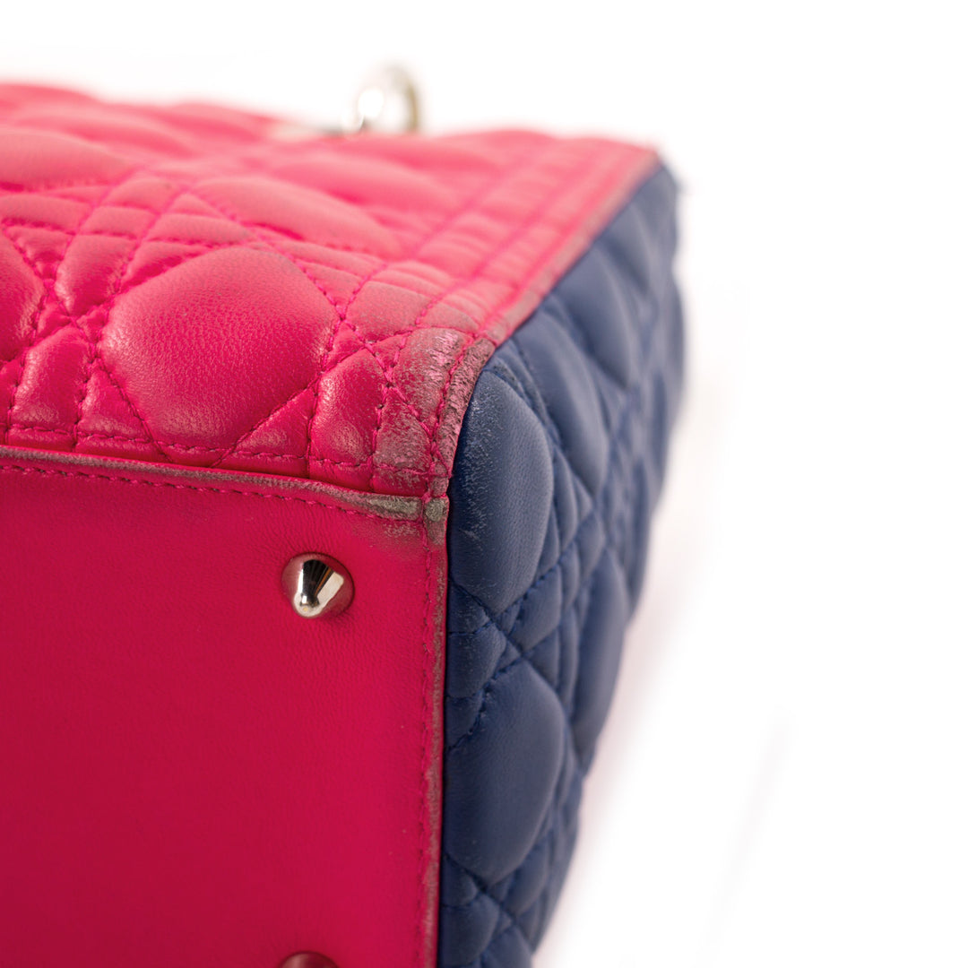 Christian Dior Tricolor Medium Lady Dior Bags Dior - Shop authentic new pre-owned designer brands online at Re-Vogue