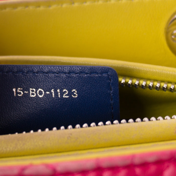 Christian Dior Tricolor Medium Lady Dior Bags Dior - Shop authentic new pre-owned designer brands online at Re-Vogue