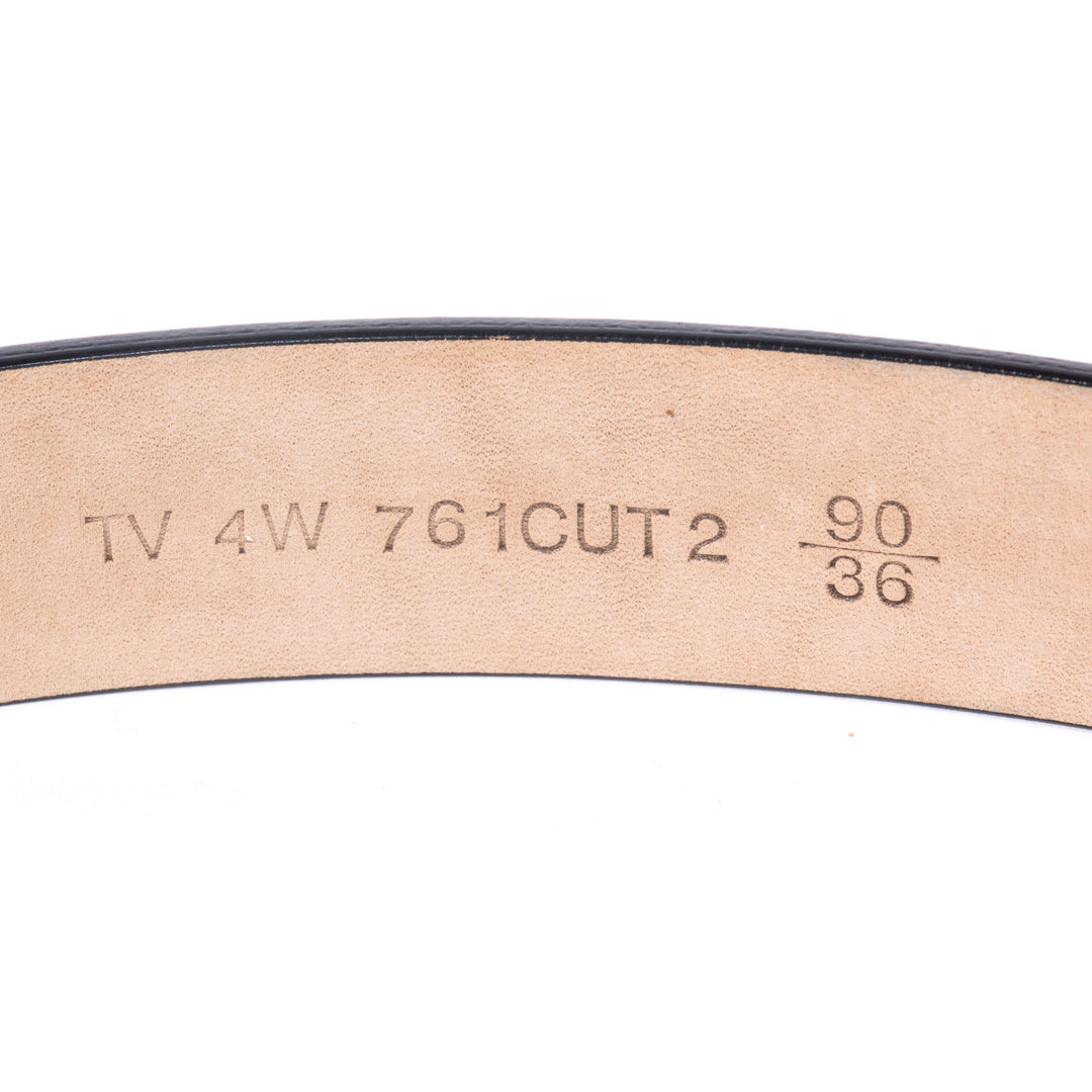 Valentino Leather Logo Belt - revogue