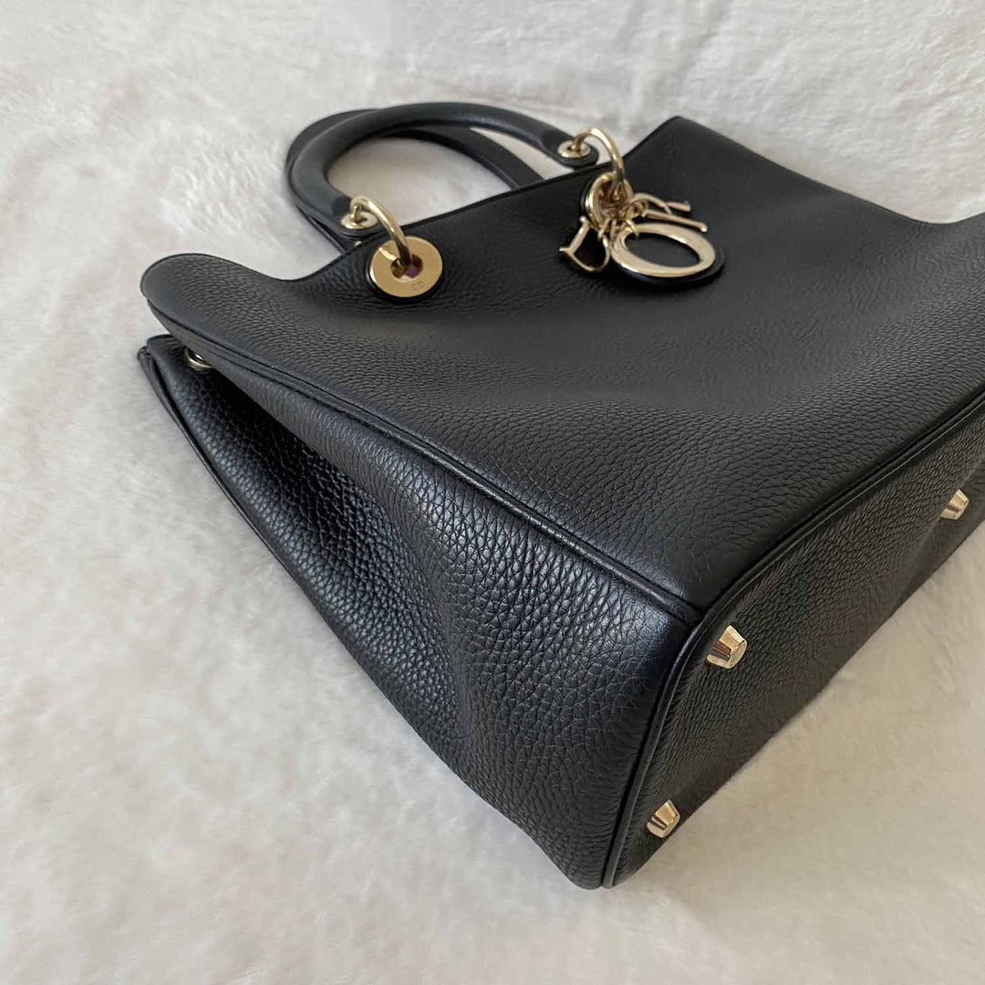 Christian Dior Diorissimo Large Leather Tote