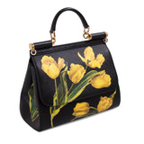 Dolce & Gabbana Tulip Prints Sicily Bag Bags Dolce & Gabbana - Shop authentic new pre-owned designer brands online at Re-Vogue