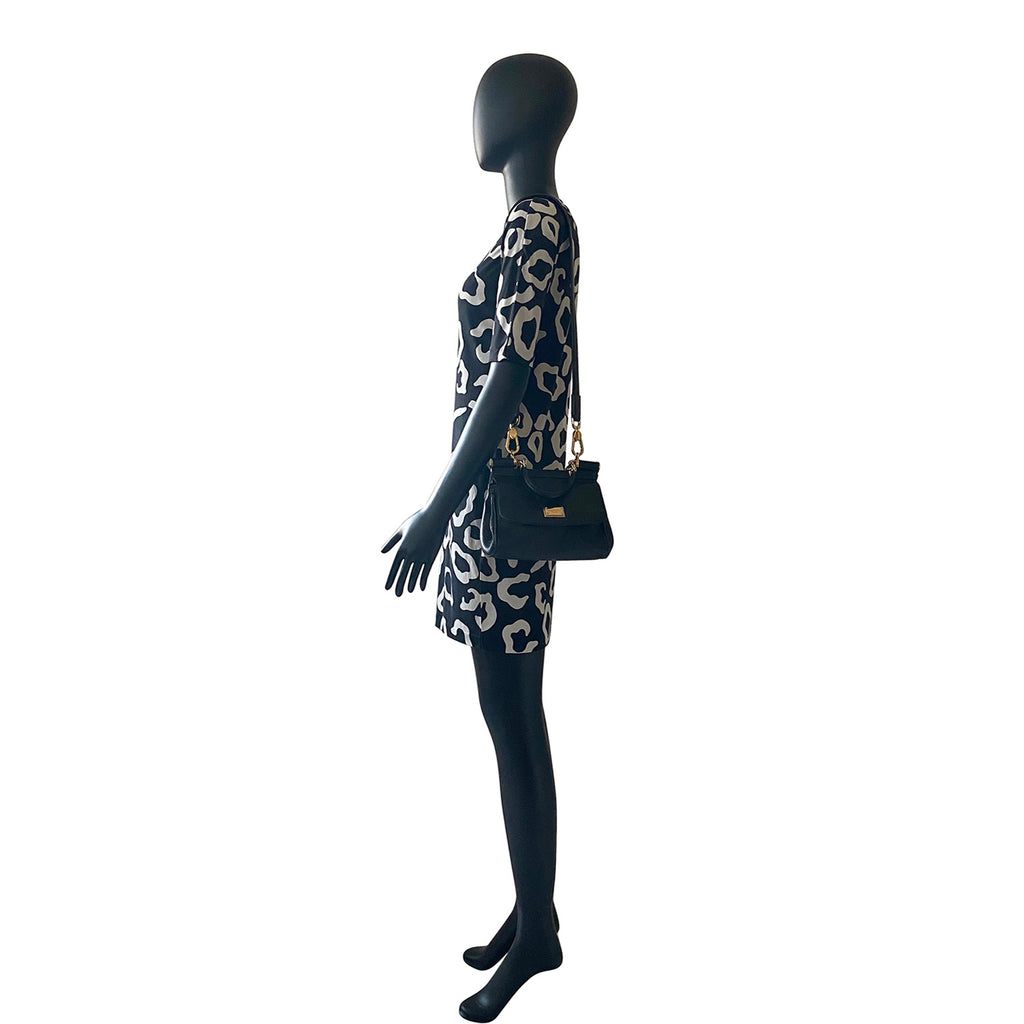 Shop Dolce & Gabbana Sicily 58 mini bag in calfskin (BB6846AV38580621) by  ルモンド・マルシェ