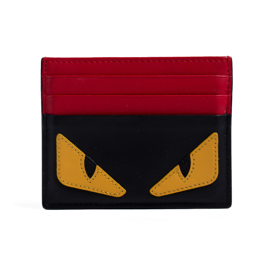 Fendi Monster Leather Card Holder Accessories Fendi - Shop authentic new pre-owned designer brands online at Re-Vogue