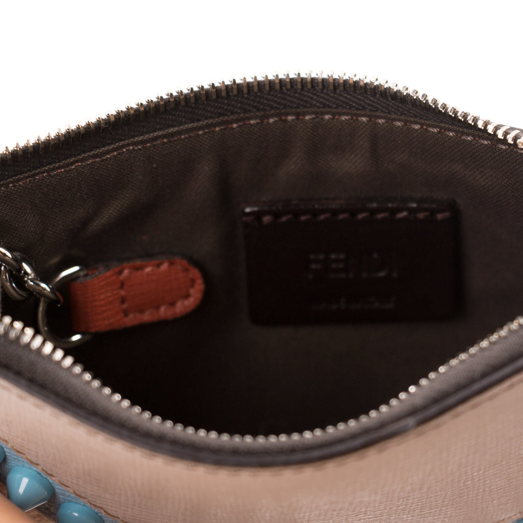 Fendi Monster Vitello Elite Leather Key Case Accessories Fendi - Shop authentic new pre-owned designer brands online at Re-Vogue