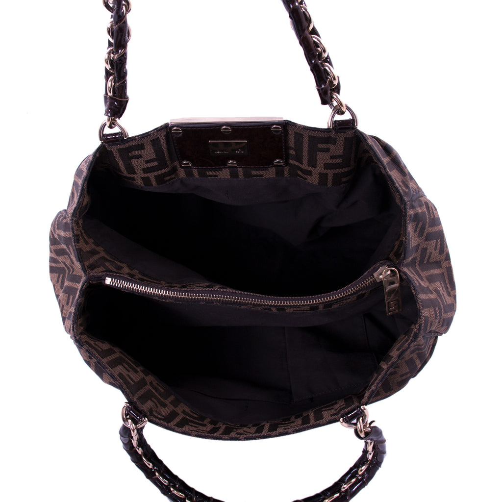 Fendi Mia Zucca Large Canvas Bag Bags Fendi - Shop authentic new pre-owned designer brands online at Re-Vogue