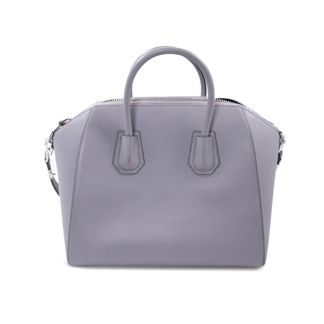 Givenchy Medium Grey Antigona Stachel Bag Bags Givenchy - Shop authentic new pre-owned designer brands online at Re-Vogue