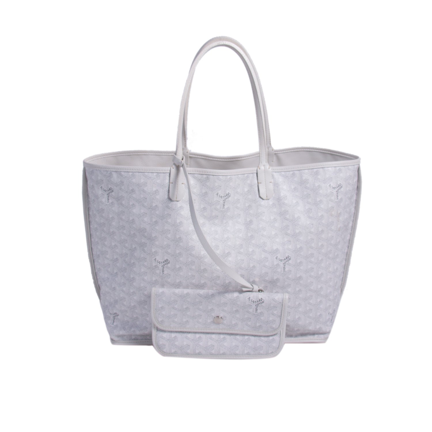 FWRD Renew Goyard Anjou PM Tote Bag in White