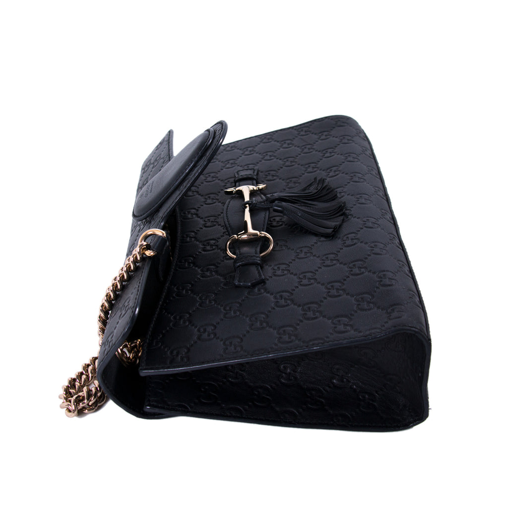Gucci Guccissima Emily Medium Shoulder Bag Bags Gucci - Shop authentic new pre-owned designer brands online at Re-Vogue