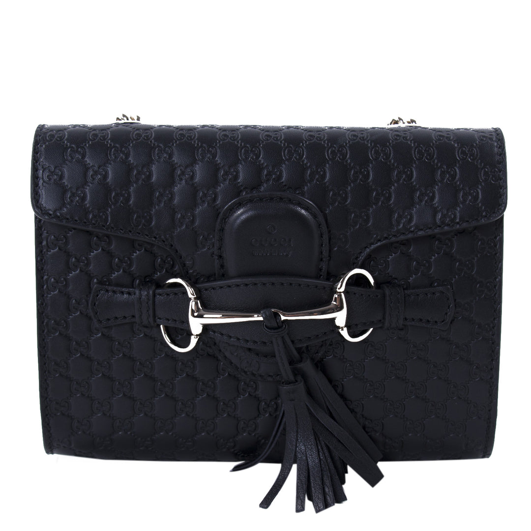 Gucci Guccissima Emily Small Chain Shoulder Bag Bags Gucci - Shop authentic new pre-owned designer brands online at Re-Vogue