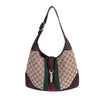 Gucci Jackie Web Stripe Canvas Suede Shoulder Bag Bags Gucci - Shop authentic new pre-owned designer brands online at Re-Vogue