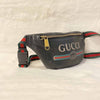 Gucci Logo Print Leather Small Belt Bag