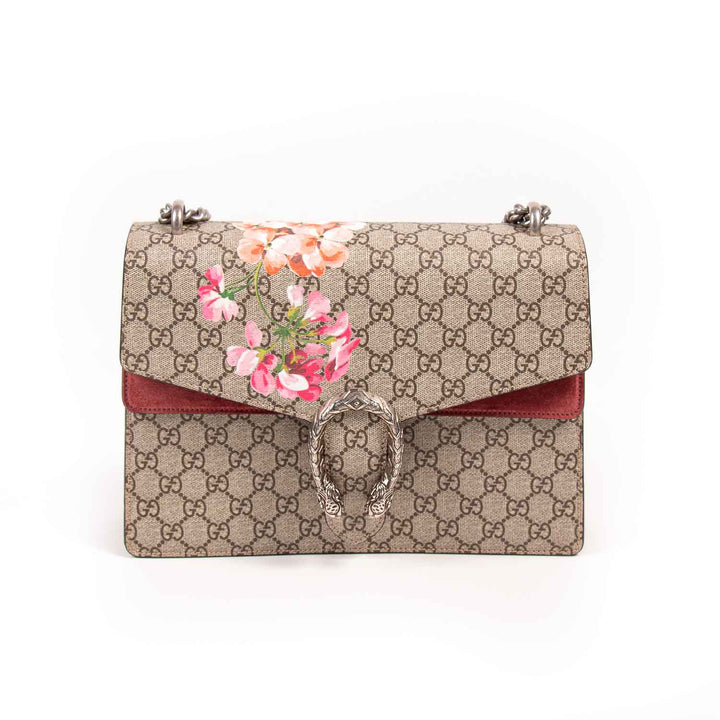 Gucci Dionysus Blooms GG Supreme Shoulder Bag Bags Gucci - Shop authentic new pre-owned designer brands online at Re-Vogue