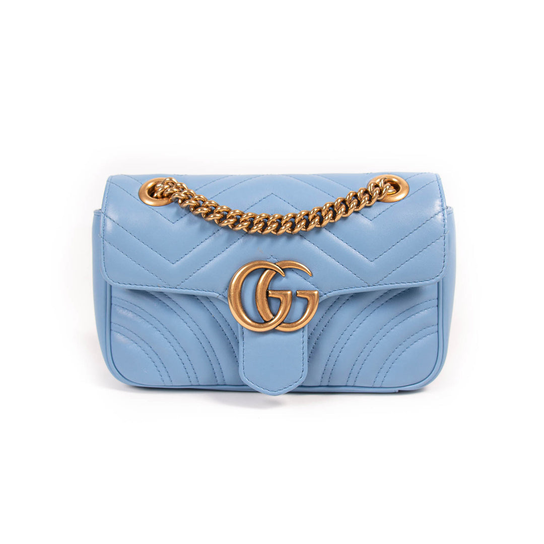 Gucci GG Marmont Matelassé Mini Bag Bags Gucci - Shop authentic new pre-owned designer brands online at Re-Vogue