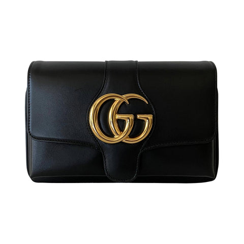 Gucci Logo Print Leather Small Belt Bag