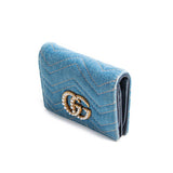 Gucci GG Marmont Denim Wallet Accessories Gucci - Shop authentic new pre-owned designer brands online at Re-Vogue
