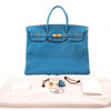 Hermès Birkin 40 Bleu Jean Clemence Bags Hermès - Shop authentic new pre-owned designer brands online at Re-Vogue