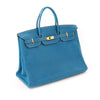 Hermès Birkin 40 Bleu Jean Clemence Bags Hermès - Shop authentic new pre-owned designer brands online at Re-Vogue