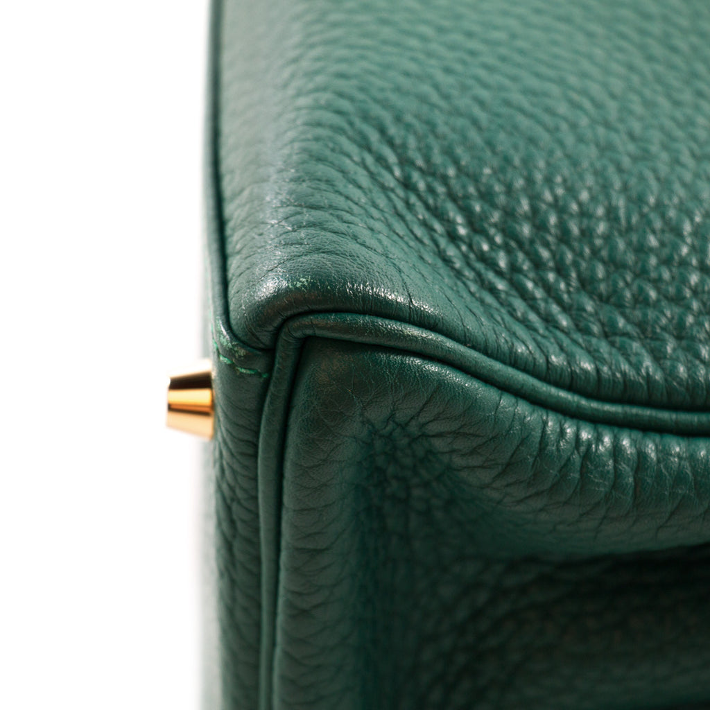 Hermès Kelly 28 Retourne Malachite Clemence Bags Hermès - Shop authentic new pre-owned designer brands online at Re-Vogue