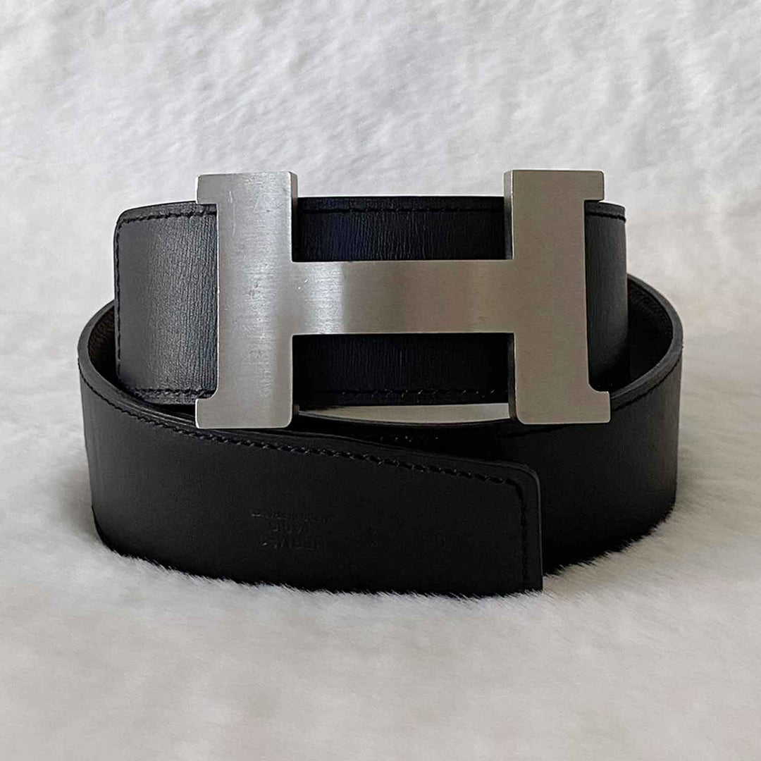 Hermès H Belt Buckle and Reversible Strap