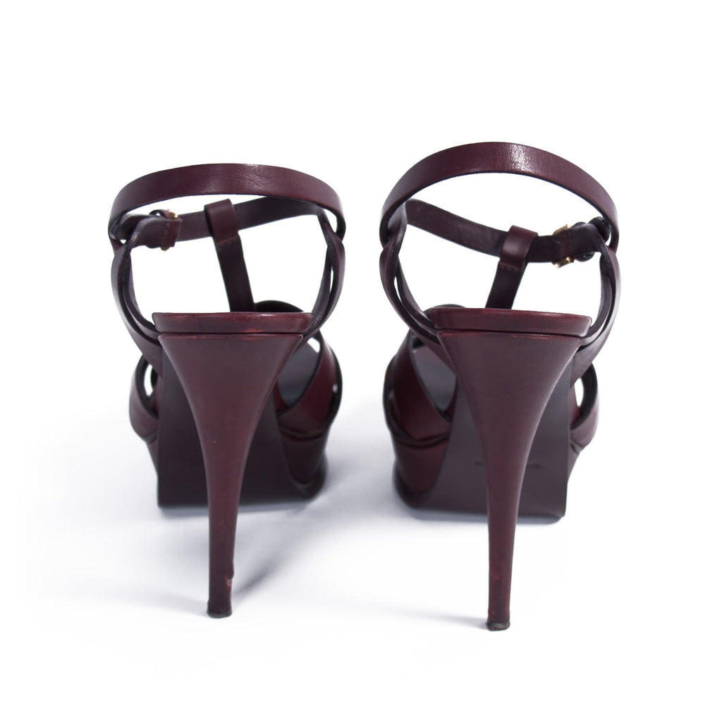 Saint Laurent Tribute Sandals Heels Shoes Yves Saint Laurent - Shop authentic new pre-owned designer brands online at Re-Vogue