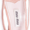 Miu Miu Nude Leather Sandals - revogue