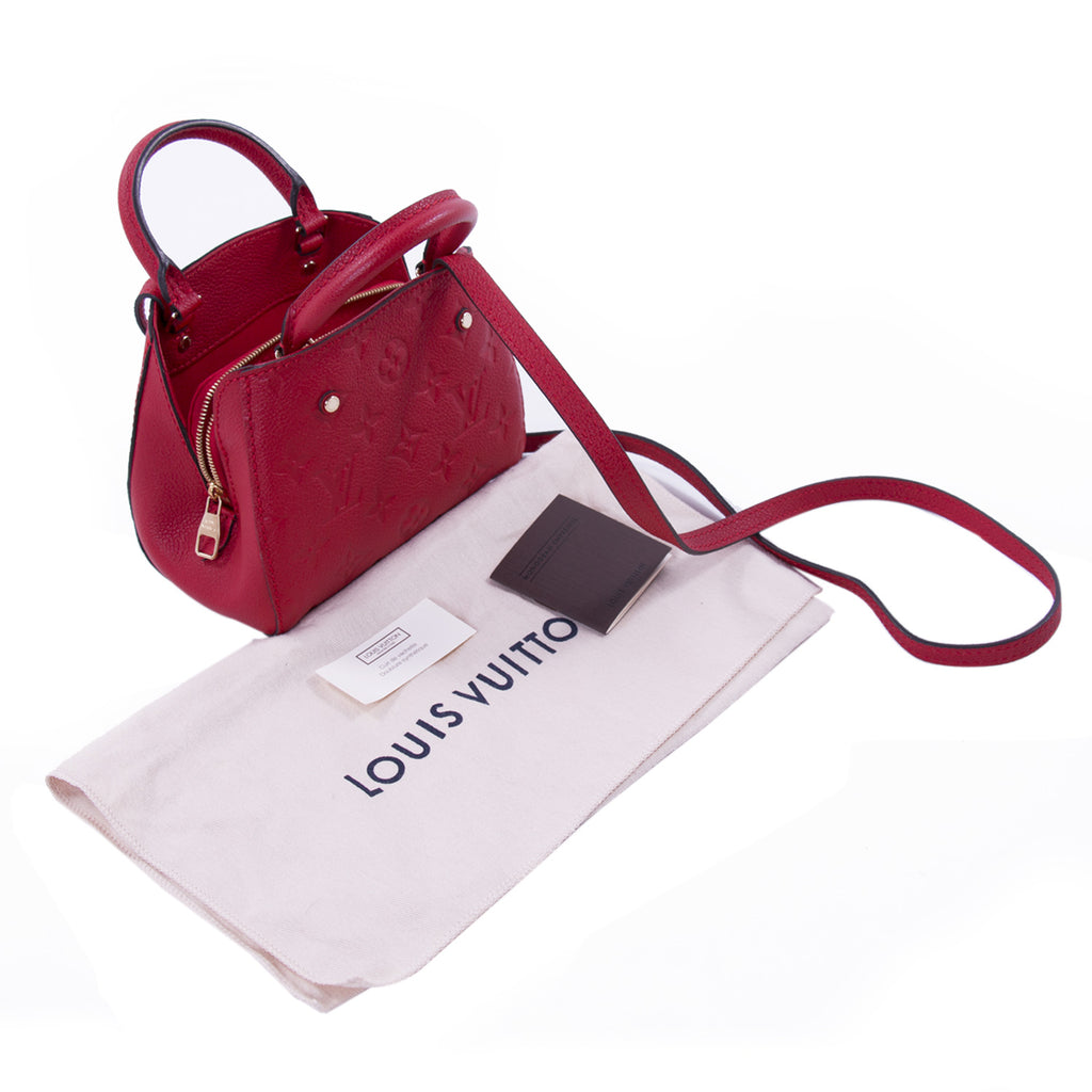 Louis Vuitton Monogram Empreinte Montaigne Nano Bags Louis Vuitton - Shop authentic new pre-owned designer brands online at Re-Vogue
