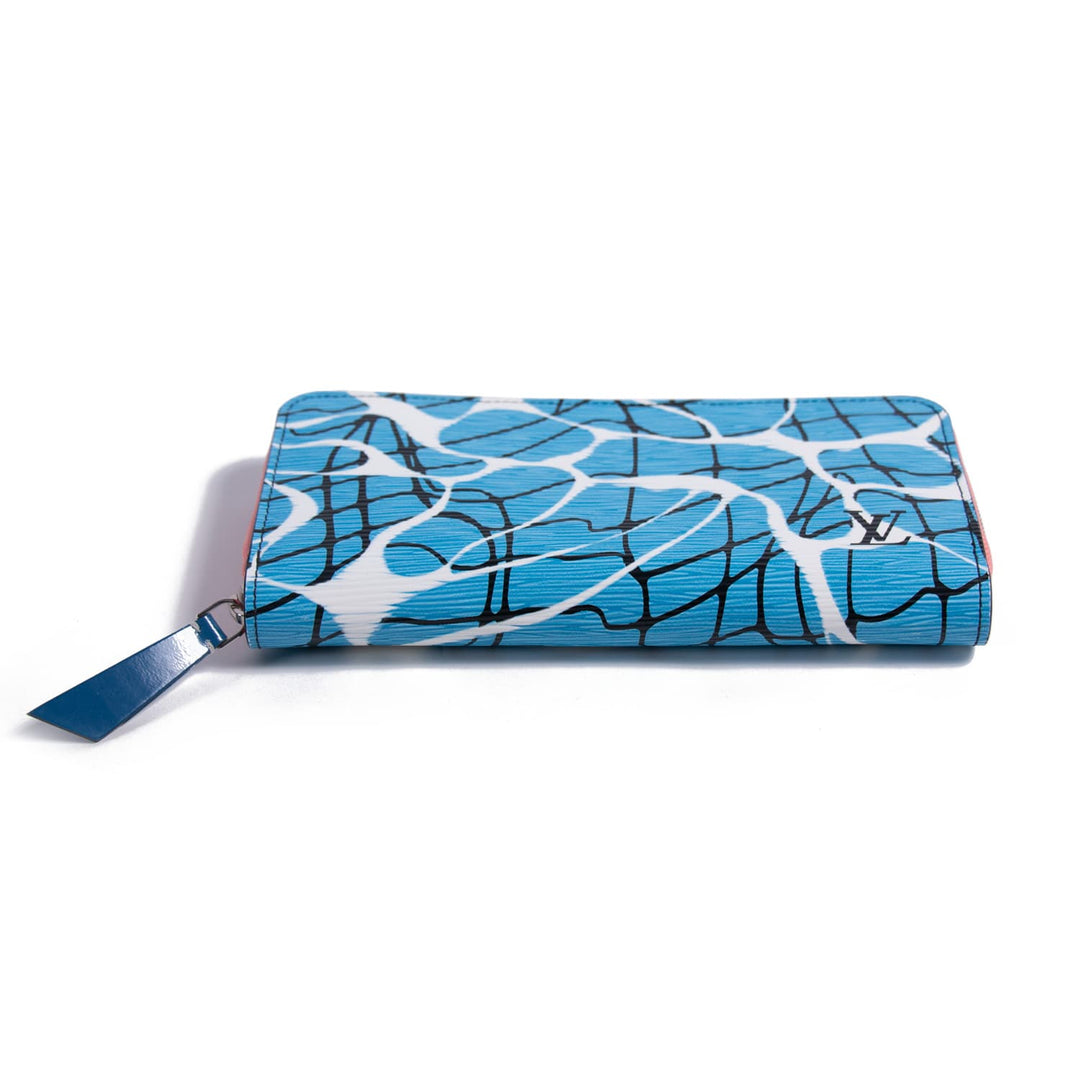Louis Vuitton Aqua Print Epi Zippy Wallet Accessories Louis Vuitton - Shop authentic new pre-owned designer brands online at Re-Vogue
