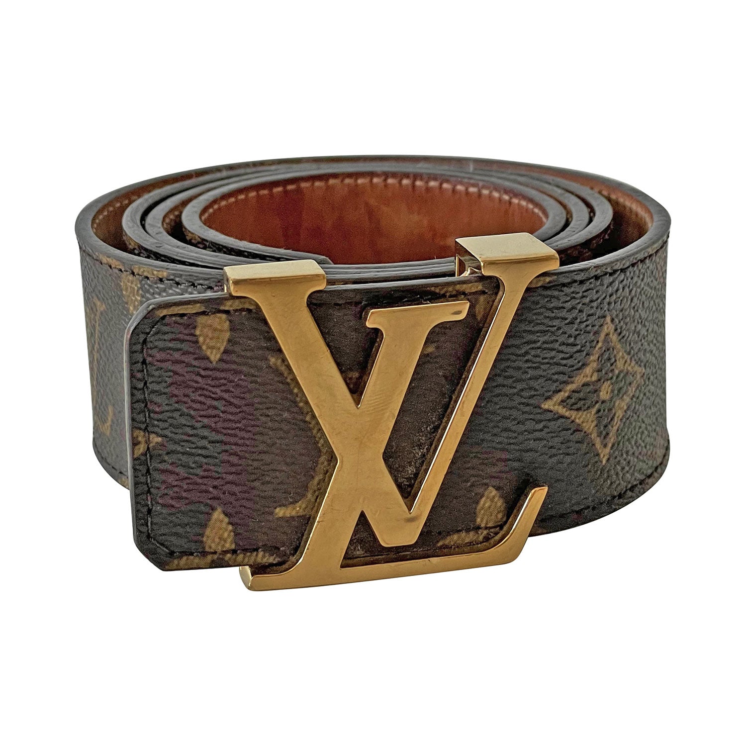 Only 138.00 usd for Louis Vuitton Graphite Neogram Belt 34 Online at the  Shop