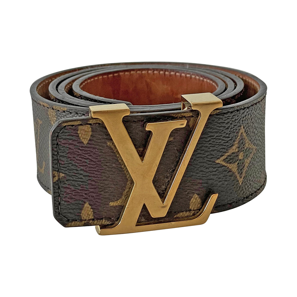 Louis Vuitton LV Initiales 30 MM Reversible Belt Cherry Red in Cowhide  Leather with Gold-tone - US