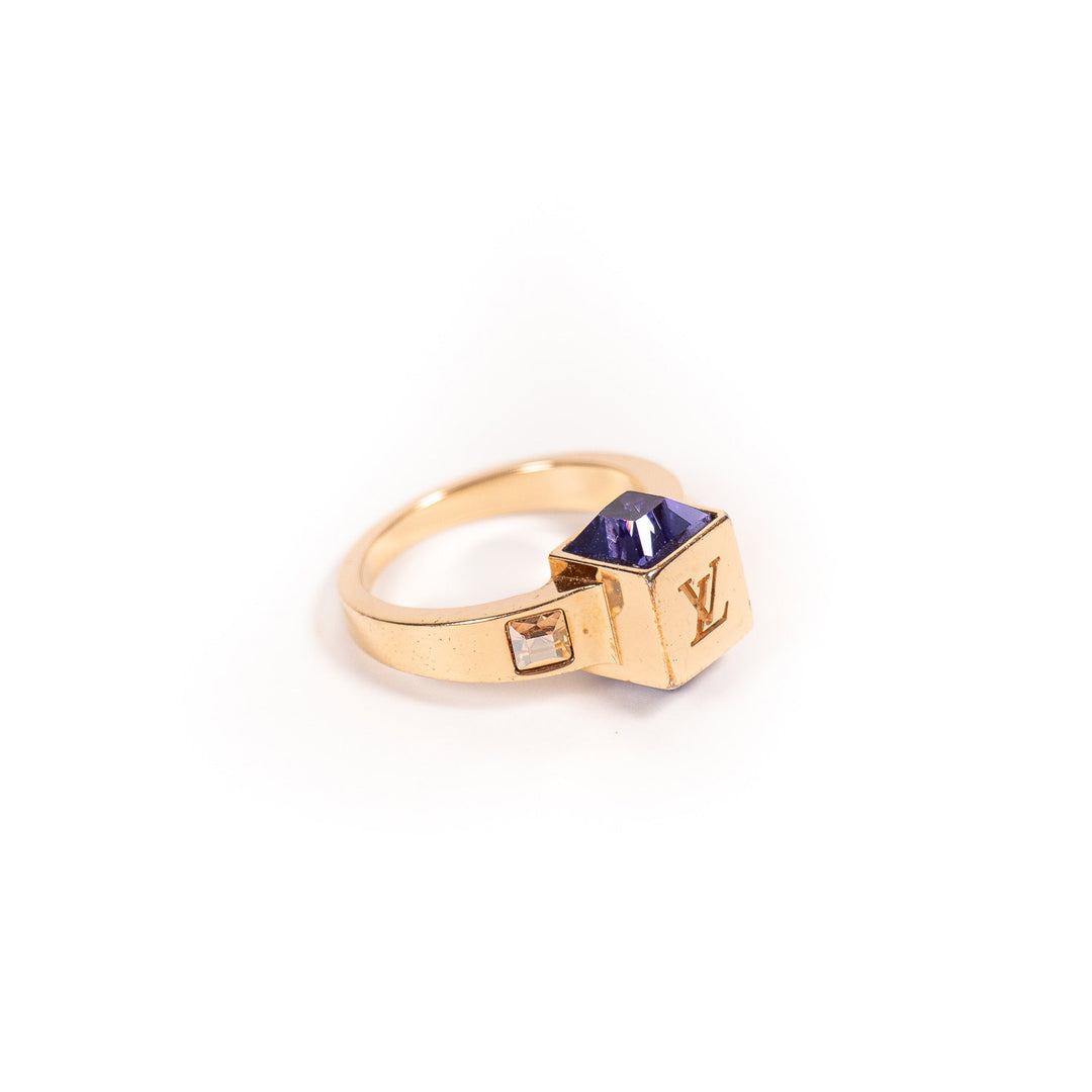 Louis Vuitton Crystal Gamble Ring Accessories Louis Vuitton - Shop authentic new pre-owned designer brands online at Re-Vogue