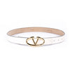 Valentino Leather Logo Belt - revogue