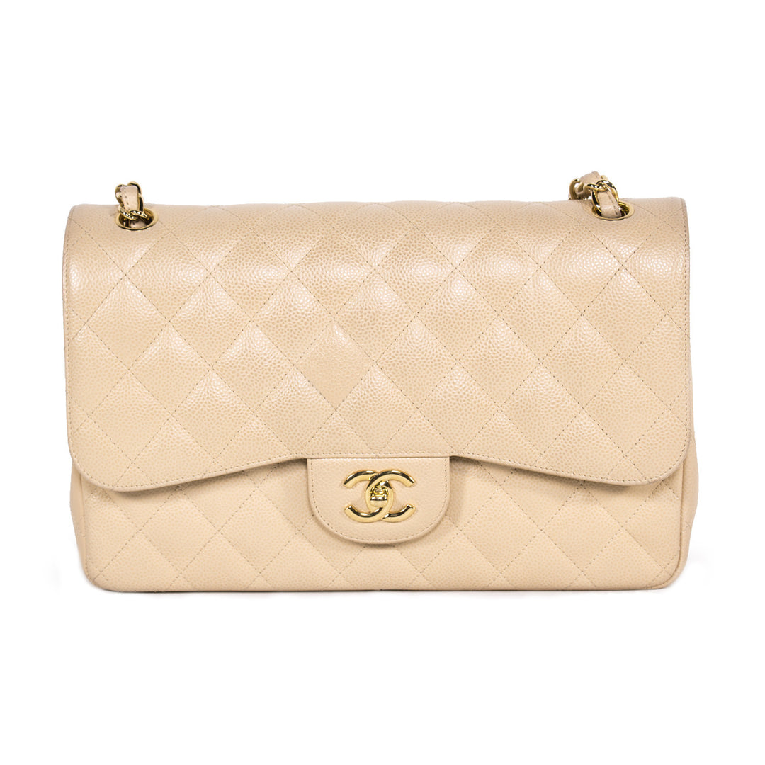 Chanel Caviar Classic Jumbo Double Flap Bag Bags Chanel - Shop authentic new pre-owned designer brands online at Re-Vogue