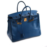 Hermes Birkin 35 Vache Ardennes Bleu Sapphire Bags Hermès - Shop authentic new pre-owned designer brands online at Re-Vogue