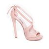 Miu Miu Nude Leather Sandals - revogue