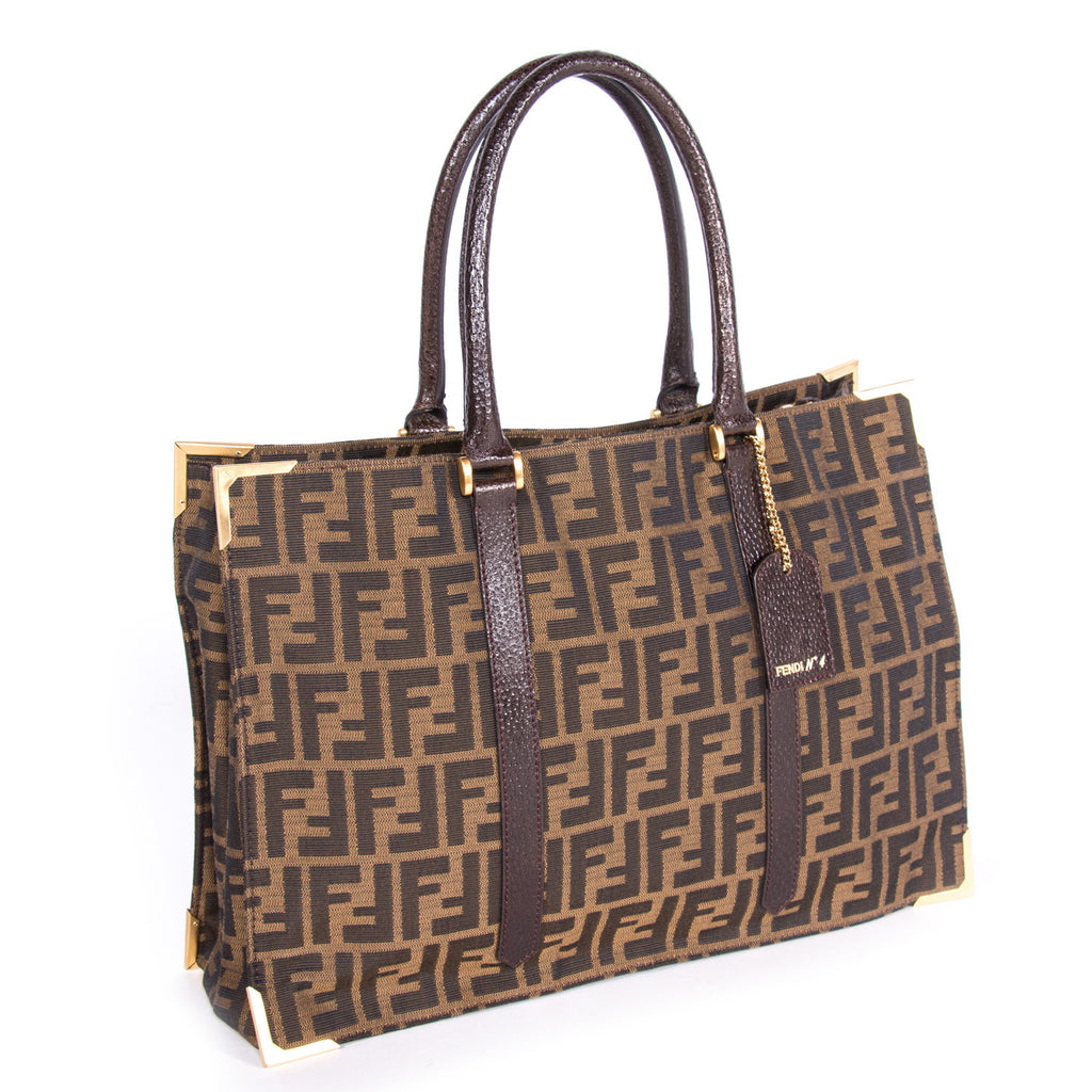 Fendi Classico No. 4 Canvas Zucca Tote Bag Bags Fendi - Shop authentic new pre-owned designer brands online at Re-Vogue