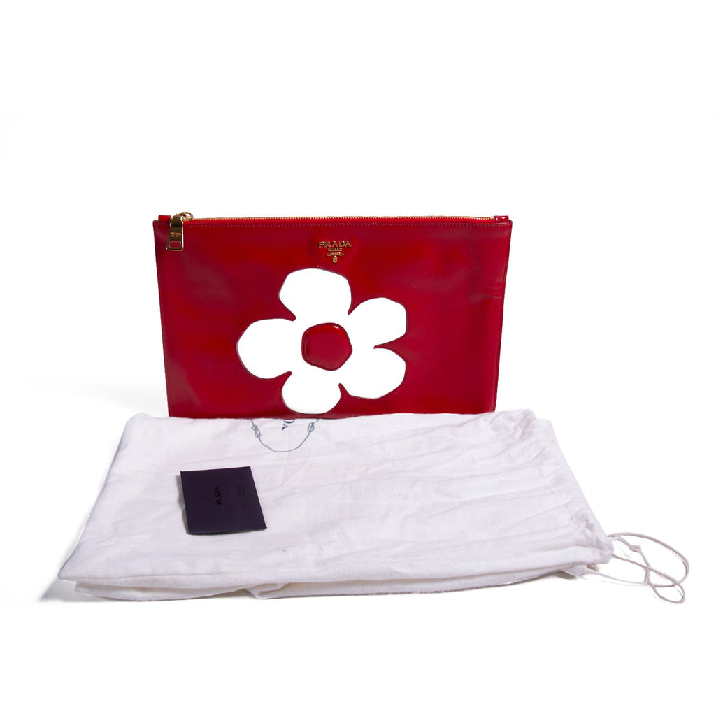 Prada Flower Clutch Bag Bags Prada - Shop authentic new pre-owned designer brands online at Re-Vogue