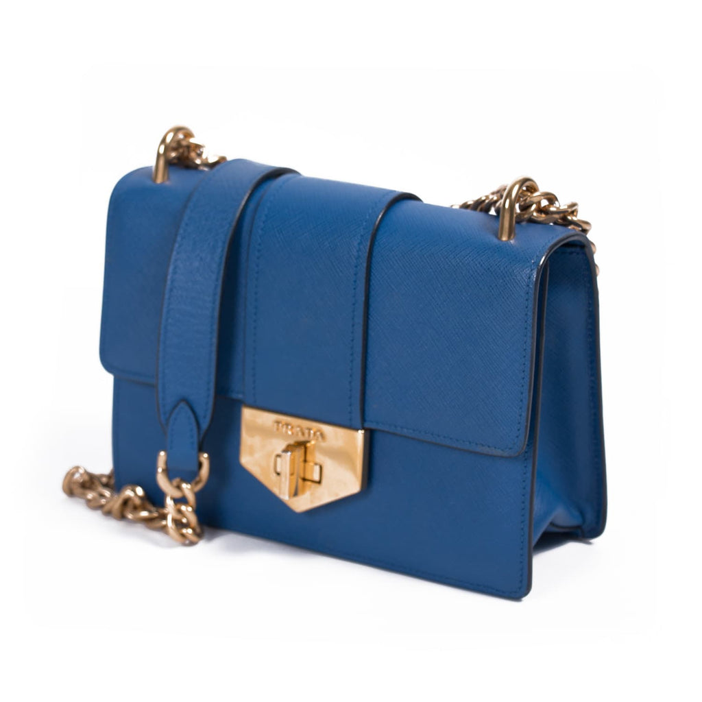 Prada Pattina Saffiano Lux Shoulder Bag Bags Prada - Shop authentic new pre-owned designer brands online at Re-Vogue