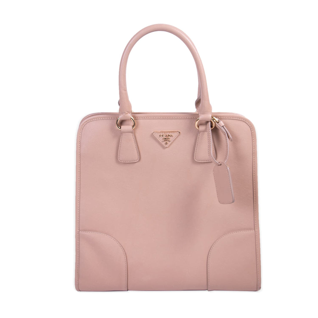 Prada Saffiano Lux Satchel Bag Bags Prada - Shop authentic new pre-owned designer brands online at Re-Vogue