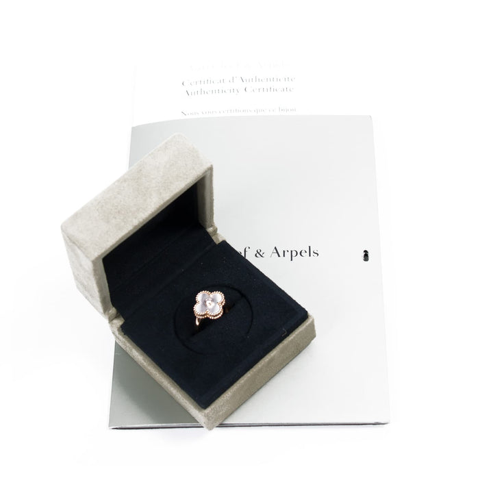 Van Cleef & Arpels Alhambra Diamond Ring Accessories Van Cleef & Arpels - Shop authentic new pre-owned designer brands online at Re-Vogue