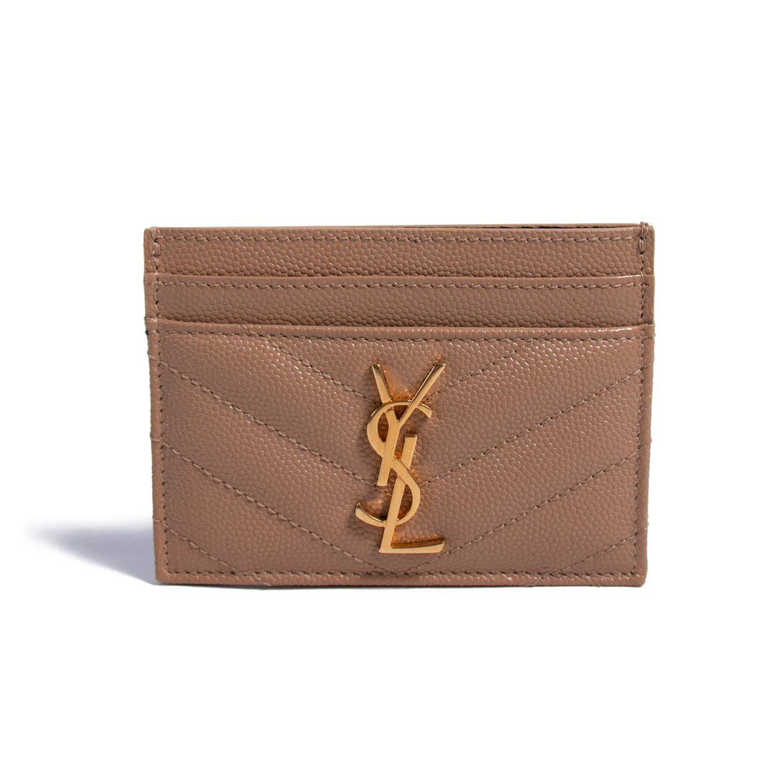 Saint Laurent Monogram Card Holder Accessories Yves Saint Laurent - Shop authentic new pre-owned designer brands online at Re-Vogue